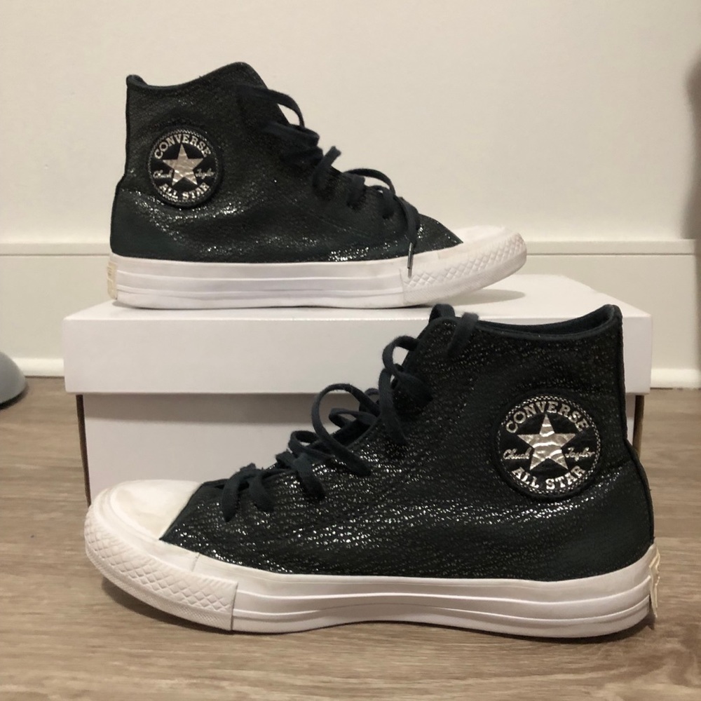 Black High-top Converses